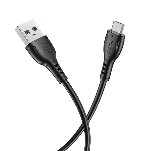 USB - Micro USB Kábel Borofone BX51 Triumph 2,4A 1m fekete - 3