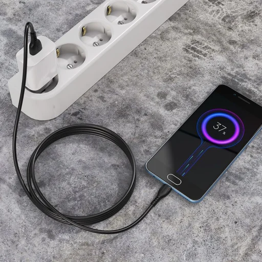 USB - Micro USB Kábel Borofone BX51 Triumph 2,4A 1m fekete - 4