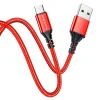 USB - Micro USB Kábel Borofone BX54 Ultra Bright 2,4A 1m piros - 3