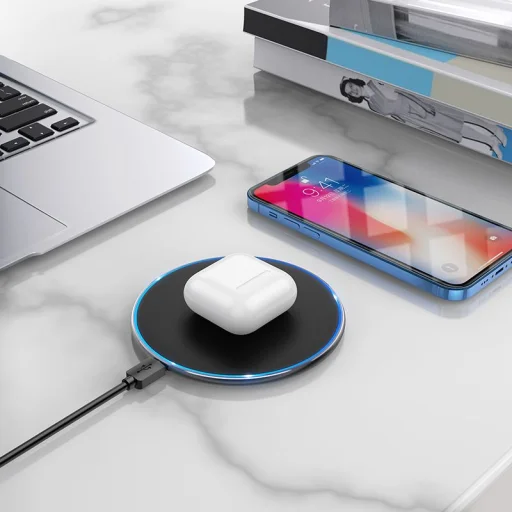  Borofone Vezeték Nélküli Indukciós töltő QI BQ3 Pro 15W fekete - 2