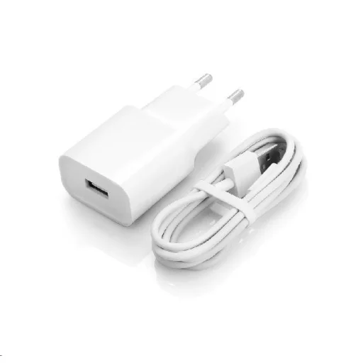 Xiaomi MDY-09-EW USB 10W Fali Töltő + Type C adat kábel fehér - 1
