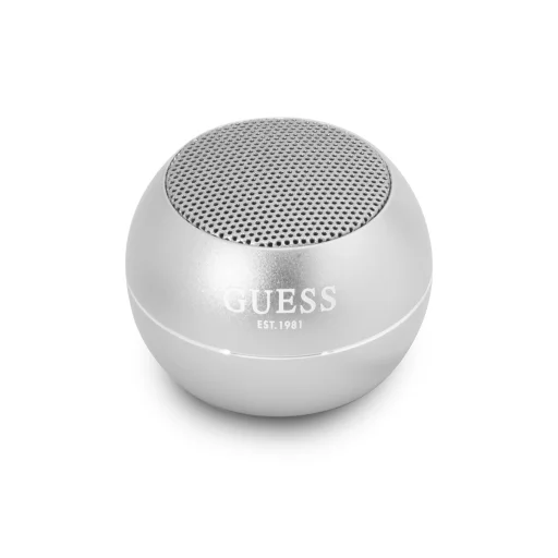 Guess Mini Bluetooth Hangszóró 3W 4H ezüst - 2