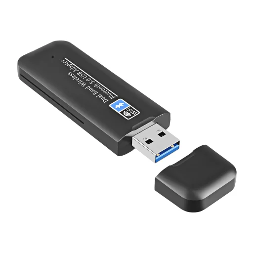 HIGI WB803 USB WiFi Adapter 1300Mbps USB 3.0 WiFi 802.11 ac vezeték nélküli kétsávos hálózati adapter 2.4GHz/5GHz + Bluetooth 5.0 - 5