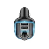 Bluetooth FM Transmitter, szivargyújtós autós töltő 2x USB 3.1A HIGI T829S thumbnail