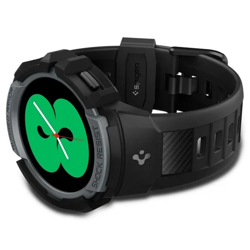 Samsung Galaxy Watch 4/5 44 mm Spigen Rugged Armor Pro szíj és tok szénszürke - 17