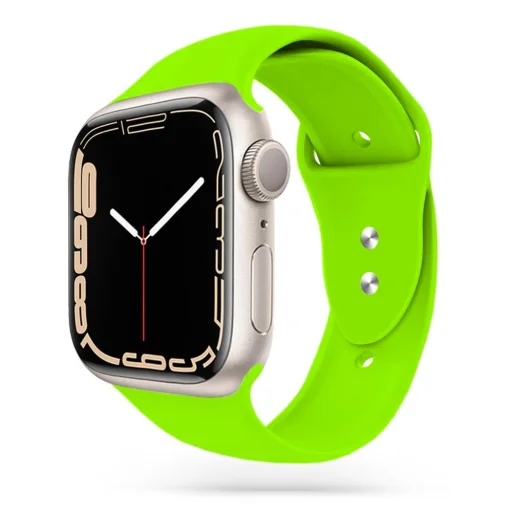 Apple Watch 4/5/6/7/8/SE/Ultra (42/44/45/49mm) Tech-Protect Iconband szíj lime - 1