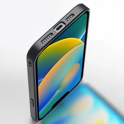 iPhone 14 Dux Ducis Fino nylon bevonatú tok piros - 9