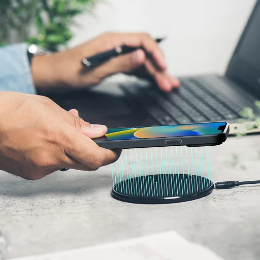 iPhone 14 Dux Ducis Fino nylon bevonatú tok piros - 15