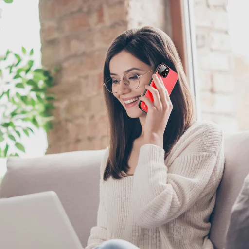 iPhone 14 Dux Ducis Fino nylon bevonatú tok piros - 2