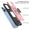 iPhone 14 Pro Max Ring Armor Case Kickstand tok kihajtható mágneses támasszal rose gold Alphajack thumbnail