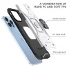 iPhone 14 Pro Ring Armor Case Kickstand tok kihajtható mágneses támasszal ezüst Alphajack thumbnail