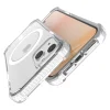 iPhone 14 Plus MagSafe kompatibilis átlátszó TPU tok fehér kerettel Alphajack thumbnail
