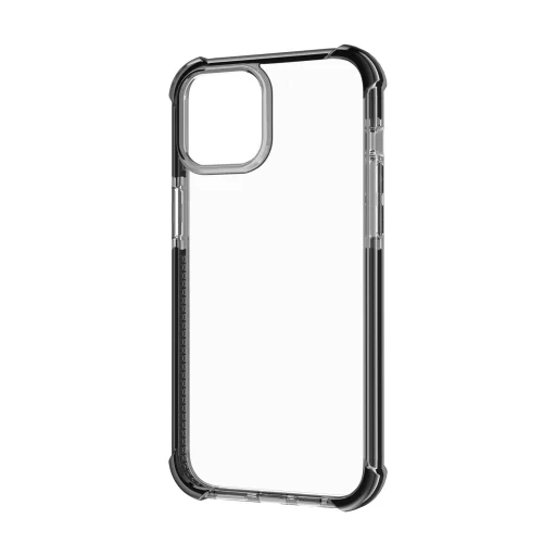 iPhone 14 átlátszó TPU tok fekete kerettel Alphajack - 7