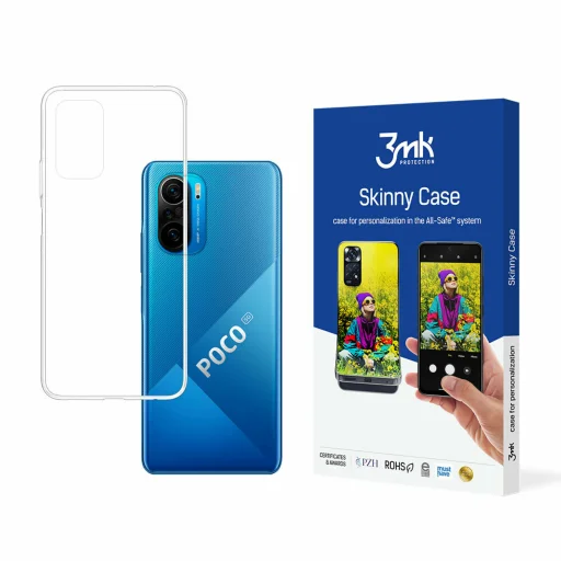 Xiaomi Poco F3 5G 3MK Skinny tok átlátszó - 1