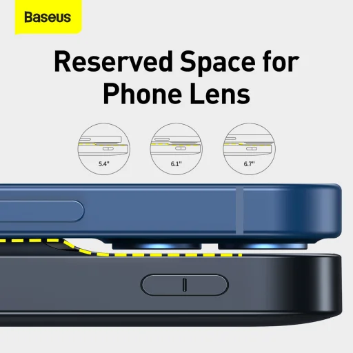  Baseus Power Bank 10000mAh mágneses indukciós töltő - USB + Type C - QC 3.0 PD 3.0 20W (PPCX010102) kék - 7