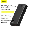 Baseus Power Bank 20000mAh Adaman Metal - 2xUSB + Type C - PD QC 3.0 30W with Type C to Type C cable (PPAD030001) fekete thumbnail
