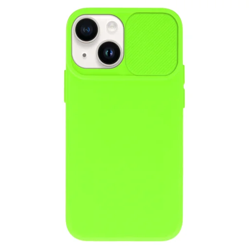iPhone 14 Camshield Soft tok lime zöld Alphajack - 1