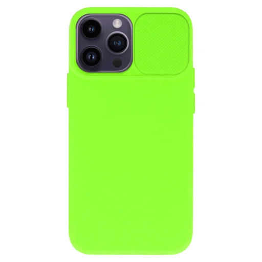 iPhone 14 Pro Max Camshield Soft tok lime zöld Alphajack - 1