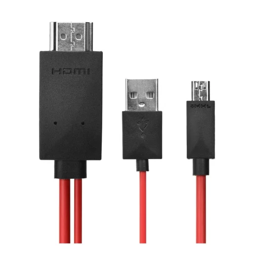 MHL kábel Full HD Micro USB/HDMI - 1