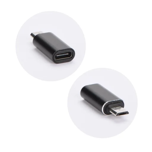Forcell Type-C/Micro USB adapter fekete - 2