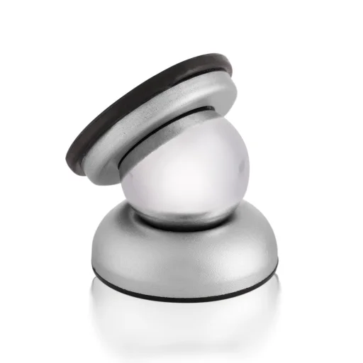 Multifunkciós műszerfalra rögzíthető mágneses telefontartó ezüst-fehér színben - 4