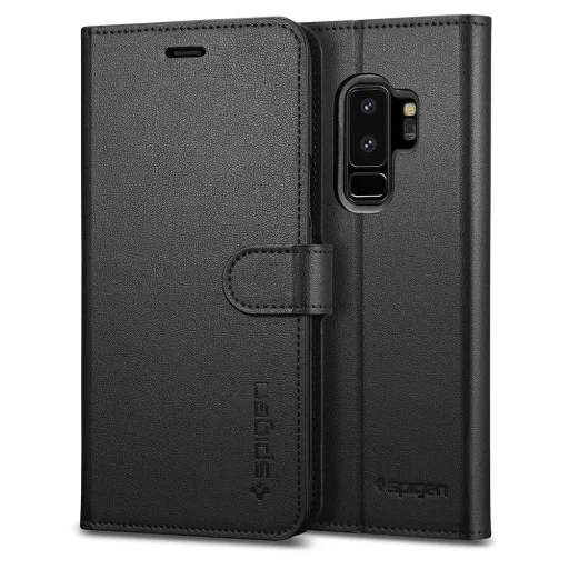 Spigen Wallet S Galaxy S9 Plus flip tok fekete színben - 2