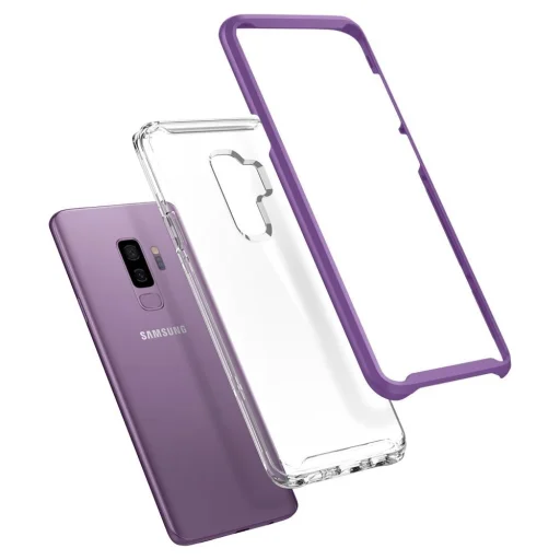 SPIGEN Neo Hybrid Crystal TPU tok PC kerettel Samsung S9+ lila - 2
