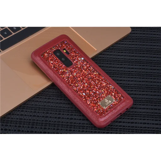 Flitteres tok Samsung S9 Plus piros - 4