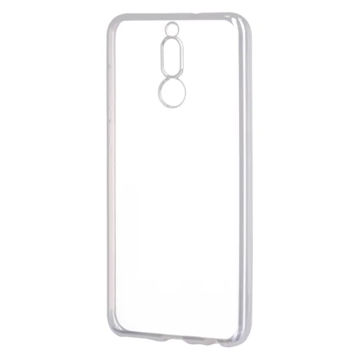 Áttetsző vékony tok metál színű csillogó kerettel Huawei Mate 10 Lite ezüst - 1