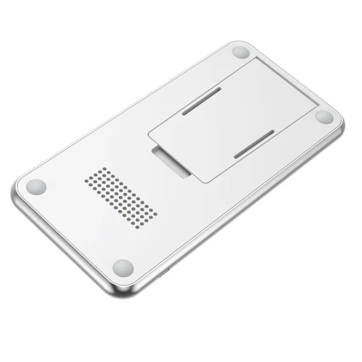 Baseus Three-coil vezeték nélküli Qi gyorstöltő fehér - 9