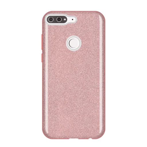 Wozinsky flitteres tok Huawei Y7 Prime 2018 világos pink - 1