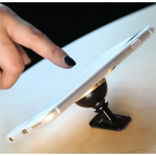 Baseus 360 műszerfalra erősíthető mágneses autós telefontartó pink (SUGENT-NT0R) - 3