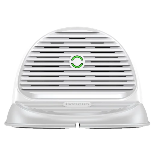 Baseus szilikon borítású vezeték nélküli QI gyorstöltő beépített hűtéssel fehér - 4