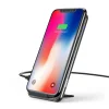 Baseus Three-coil vezeték nélküli Qi gyorstöltő fekete thumbnail