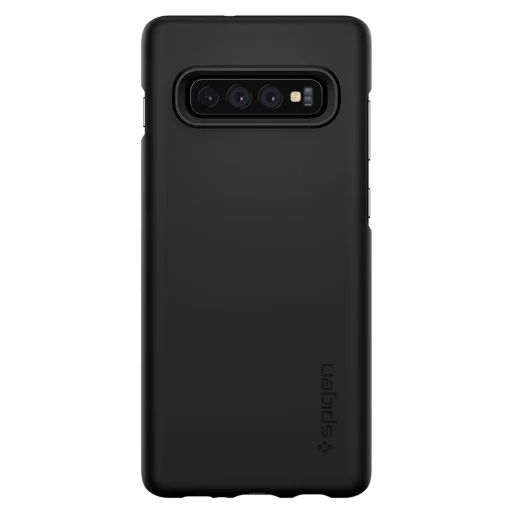 Spigen Thin Fit tok Samsung S10 fekete - 1
