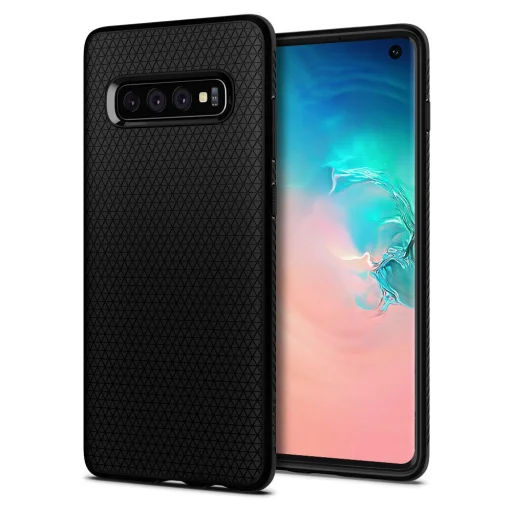SPIGEN Liquid Air tok Samsung S10 fekete színben - 1