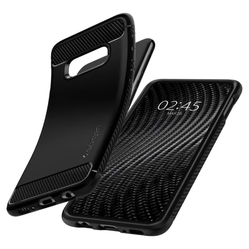 Spigen Rugged Armor tok Samsung S10e matt fekete - 5