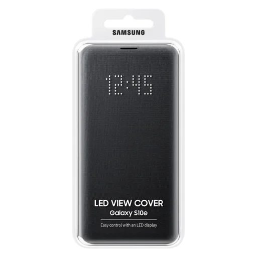 Samsung LED view fliptok LED fény kijelzéssel Samsung S10e fekete - 5