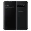 Samsung Clear View fliptok intelligens kijelző betekintéssel Samsung S10 fekete (EF-ZG973CBEGWW) thumbnail