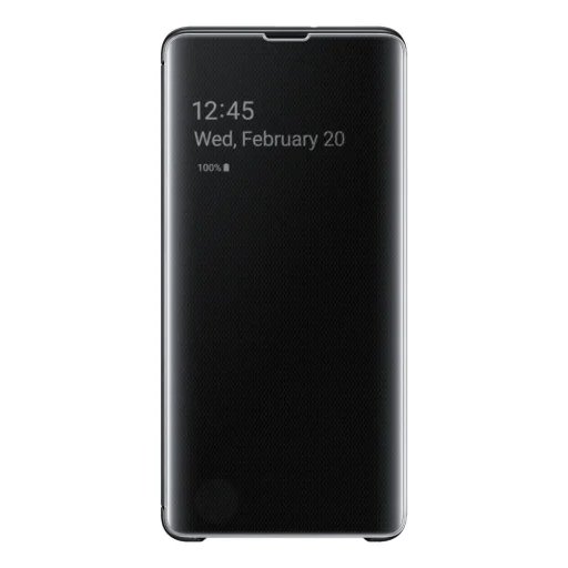 Samsung Clear View fliptok intelligens kijelző betekintéssel Samsung S10 Plus fekete (EF-ZG975CBEGWW) - 3