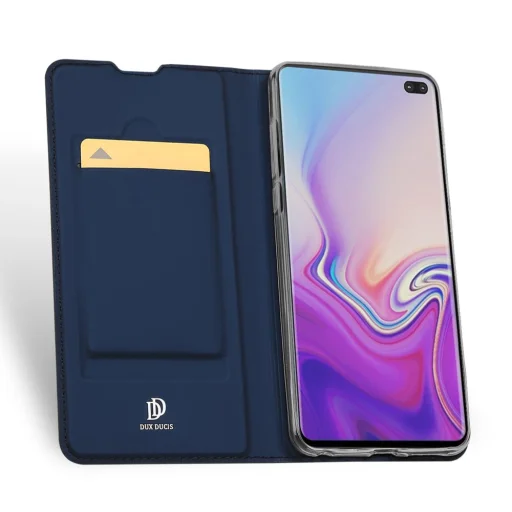 Dux Ducis Skin Pro fliptok Samsung S10 Plus kék - 4