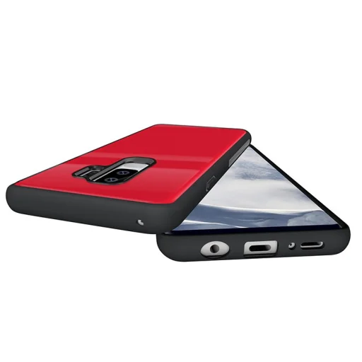 Forcell 9H üveg hátlapú tok Samsung S9 Plus piros - 5