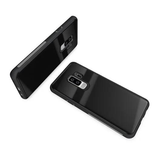 Forcell 9H üveg hátlapú tok Samsung S9 Plus fekete - 7