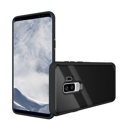 Forcell 9H üveg hátlapú tok Samsung S9 Plus fekete - 2
