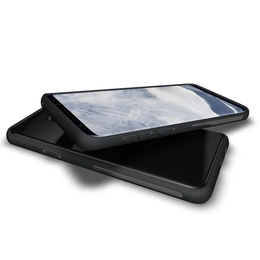 Forcell 9H üveg hátlapú tok Samsung S9 Plus fekete - 4