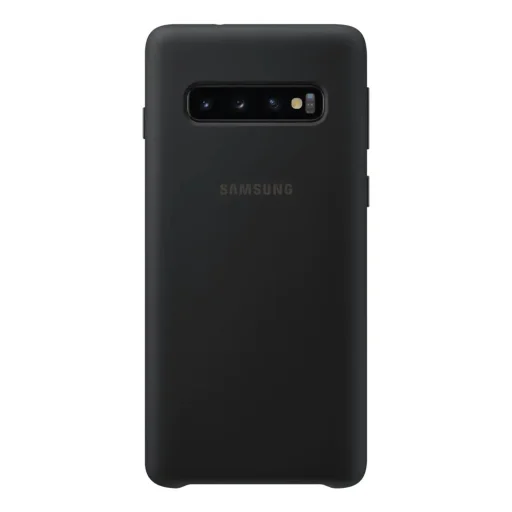 Samsung flexibilis szilikon tok Samsung S10 fekete - 2