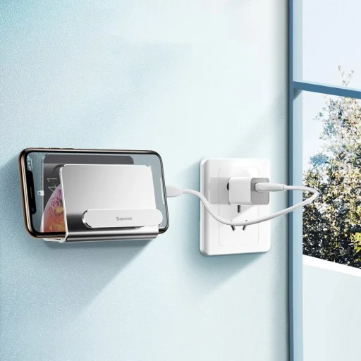 Baseus fém falikonzol telefonhoz szürke - 6