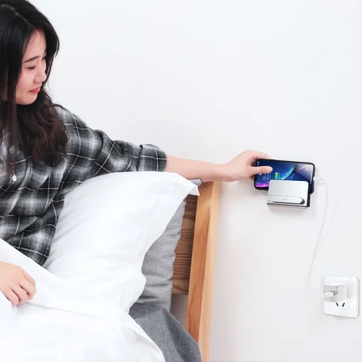 Baseus fém falikonzol telefonhoz szürke - 8