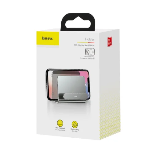 Baseus fém falikonzol telefonhoz ezüst - 13