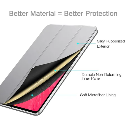 ESR Yippee mágneses iPad Pro 11 2018 ezüst szürke - 7